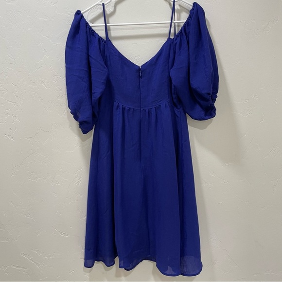 Anthropologie Moulinette Soeurs Women's XS Off The Shoulder Balloon Sleeve Dress - Picture 9 of 16